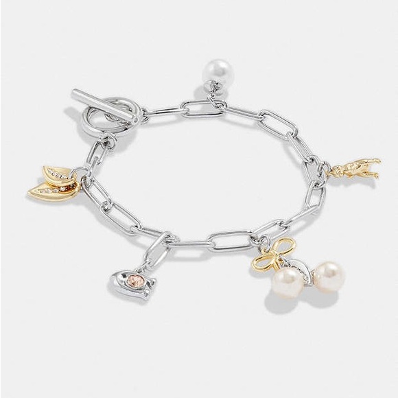 Coach Kisslock Cherry Charm Bracelet - Picture 1 of 7